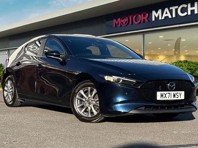 Blue Used 2021 Mazda 3 Hatchback | £13,799 (Good price)