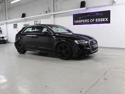 Used Audi A3 S-Line 150 HP (110 kW) 2016 Black Hatchback