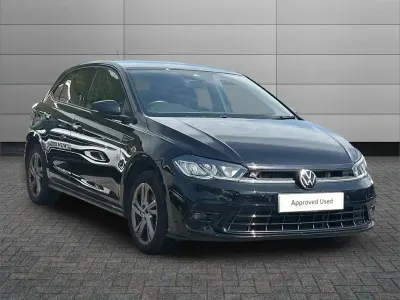 Used VW Polo R-line 110 HP (80 kW) 2022 Black Hatchback