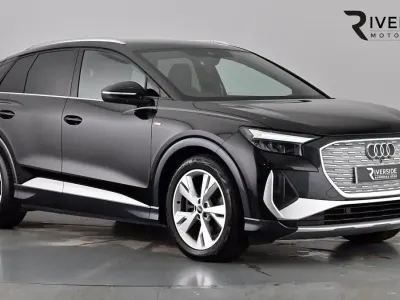 Used Audi Q4 e-tron S-Line 150 kW (204 HP) 2022 Mythos black SUV