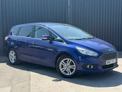 Used Ford S-MAX Titanium 180 HP (132 kW) 2017 Blue MPV