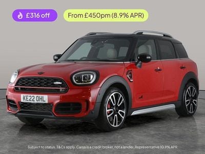Red Used 2022 Mini John Cooper Works Countryman SUV | £25,773 (Fair price)