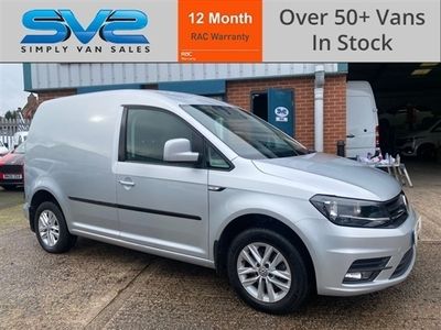 used VW Caddy 2.0 TDI SWB EURO 6 HIGHLINE WITH AIR CON TAILGATE FSH SAT NAV