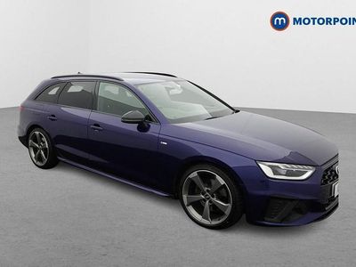 Blue Used 2021 Audi A4 Black Edition Estate | £22,549 (Fair price)
