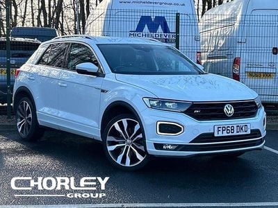 White Used 2018 VW T-Roc R-line SUV | £14,450 (Fair price)