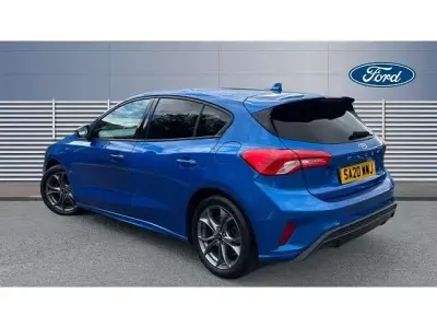 Usado Ford Focus ST-Line 125 CV (91 kW) 2020 Azul Utilitario