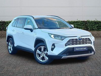 White Used 2021 Toyota RAV4 Hybrid Design SUV | £25,273 (Fair price)