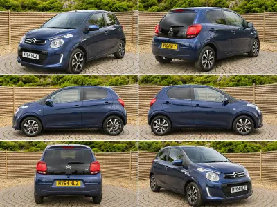 Used Citroën C1 Flair 68 HP (50 kW) 2014 Blue Hatchback