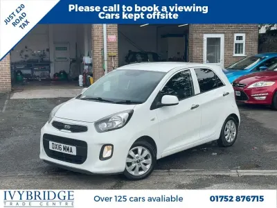Used Kia Picanto 65 HP (47 kW) 2016 White Hatchback