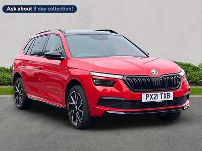 Used Skoda Kamiq Monte Carlo 150 HP (110 kW) 2021 Red SUV