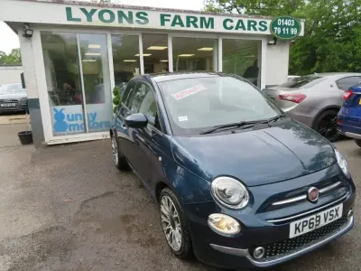 Used Fiat 500 Star 69 HP (50 kW) 2019 Blue Hatchback