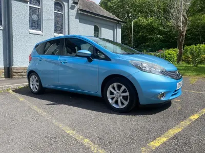 Used Nissan Note Acenta Premium 98 HP (72 kW) 2014 Blue Hatchback