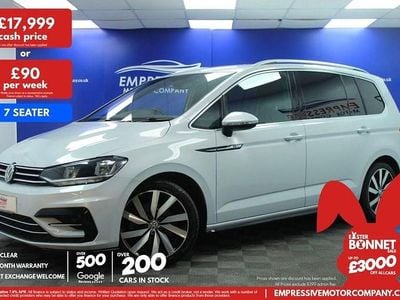 Used VW Touran R-line 190 HP (139 kW) 2018 Silver MPV