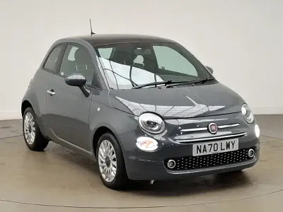 Begagnad Fiat 500 Lounge 70 HK (51 kW) 2021 Grå Halvkombi