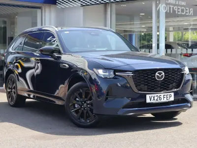New Mazda CX-80 Homura-Line 328 HP (241 kW) 2026 Deep crystal blue SUV