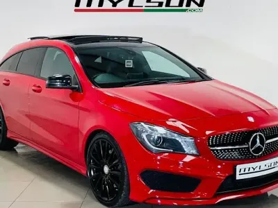 Used Mercedes CLA220 Shooting Brake AMG 177 HP (130 kW) 2015 Red Estate