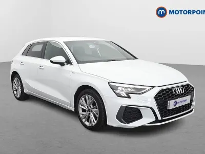 Begagnad Audi A3 e-tron S-Line 2024 Vit Halvkombi