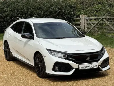 Używany Honda Civic Sport 126 KM (92 kW) 2020 Biały Hatchback