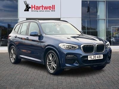 Blue Used 2020 BMW X3 M Sport SUV | £24,189 (Good price)