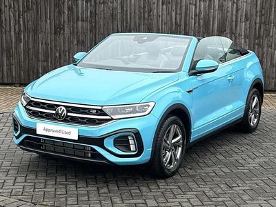 New VW T-Roc Cabriolet R-line 150 HP (110 kW) 2025 Blue Cabriolet