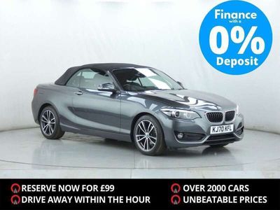 used BMW 218 2 Series i [2.0] Sport 2dr [Nav] Convertible