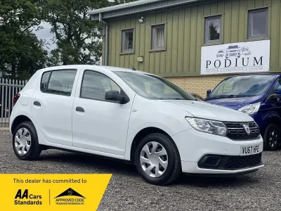 Used Dacia Sandero Ambiance 2017 White Hatchback