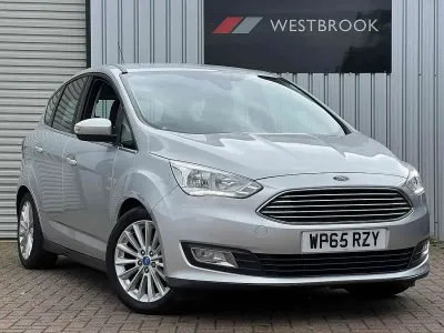 Used Ford C-MAX Titanium 125 HP (91 kW) 2015 Silver MPV