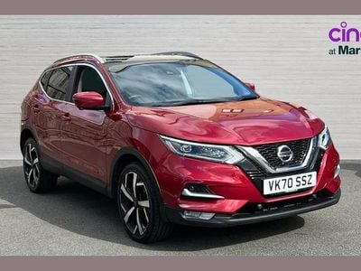 Used Nissan Qashqai Tekna 160 HP (117 kW) 2020 Magnetic red SUV