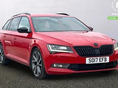 Usado Skoda Superb SportLine 190 CV (139 kW) 2017 Rojo Familiar