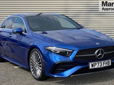 Used Mercedes A180 AMG Line Premium Plus 136 HP (100 kW) 2023 Blue