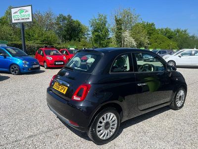 Used Fiat 500 Lounge 69 HP (50 kW) 2016 Black Hatchback