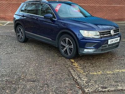 Blue Used 2017 VW Tiguan SE SUV | £10,250 (Fair price)