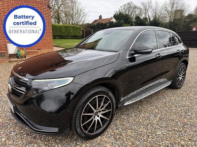 Used Mercedes EQC400 AMG line 300 kW (408 HP) 2021 Black SUV