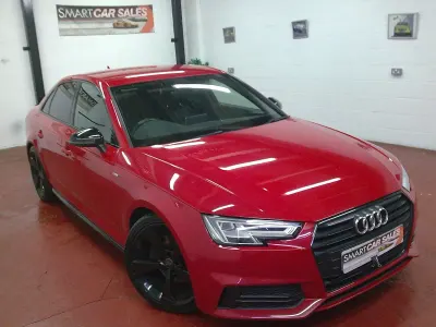 Used Audi A4 Black Edition 2018 Red Sedan