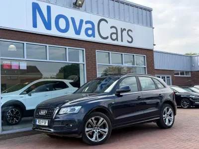 Begagnad Audi Q5 S-Line 240 HK (176 kW) 2011 Blå SUV