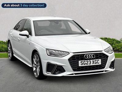 Used Audi A4 S-Line 163 HP (119 kW) 2023 White Sedan