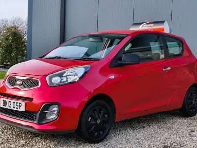 Second-hand Kia Picanto City 68 CP (50 kW) 2013 Roșu Hatchback