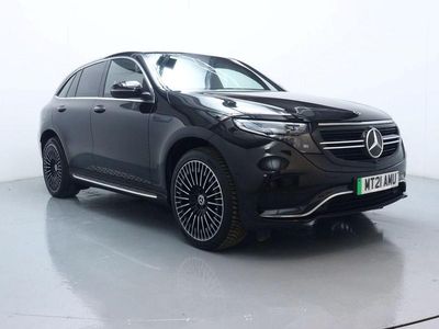 Used Mercedes EQC400 AMG Line Premium 300 kW (408 HP) 2021 Black SUV