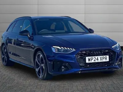 Used Audi A4 Black Edition 201 HP (147 kW) 2024 Navarra blue Estate