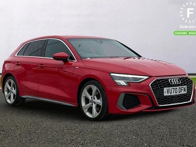 Red Used 2020 Audi A3 S-Line Hatchback | £18,399 (Fair price)
