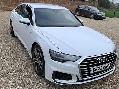Begagnad Audi A6 S-Line 204 HK (150 kW) 2022 Vit Sedan