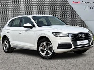Used Audi Q5 Sport 187 HP (137 kW) 2018 Ibis white, solid SUV