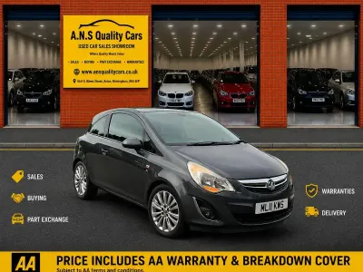 Used Vauxhall Corsa 90 HP (66 kW) 2011 Grey Hatchback