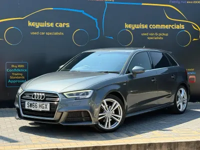 Used Audi A3 S-Line 150 HP (110 kW) 2016 Grey Hatchback
