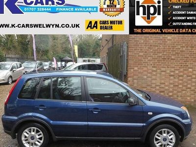 Used Ford Fusion Zetec 99 HP (72 kW) 2008 Blue Hatchback