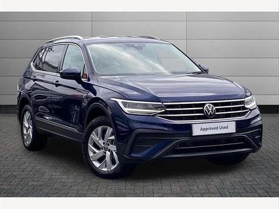 Atlantic blue Used 2025 VW Tiguan Allspace Life SUV | £28,250 (A bit pricey)