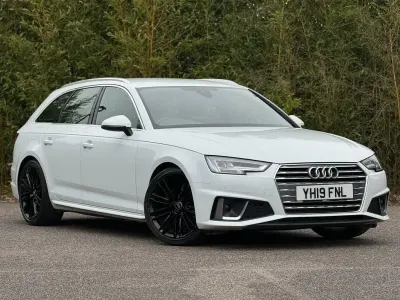 Used Audi A4 S-Line 190 HP (139 kW) 2019 White Estate