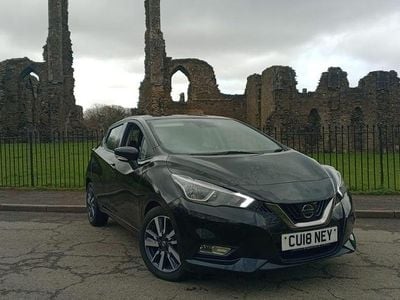 Begagnad Nissan Micra Acenta Limited Edition 71 HK (52 kW) 2018 Svart Halvkombi