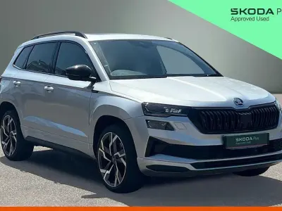 Used Skoda Karoq SportLine 150 HP (110 kW) 2025 Brilliant silver metallic SUV