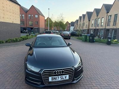 Used Audi A7 S-Line 2017 Blue Hatchback